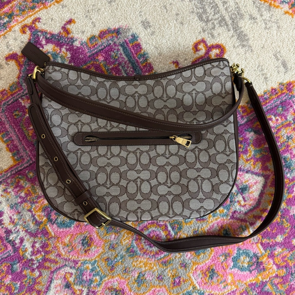 Coach Jacquard Shoulder Bag